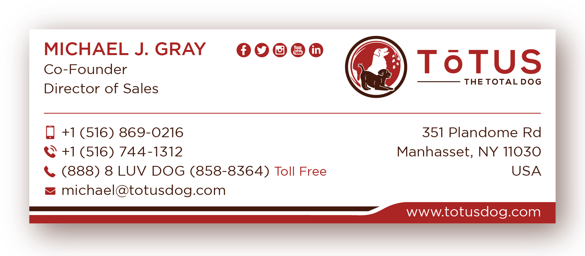 Diseño de Tarjeta de Presentación por DesignShout para My Primal Dog | Diseño #28108095