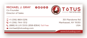 Business Card Design by DesignShout for My Primal Dog | Design: #28108095