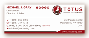 Business Card Design by DesignShout for My Primal Dog | Design: #28108604