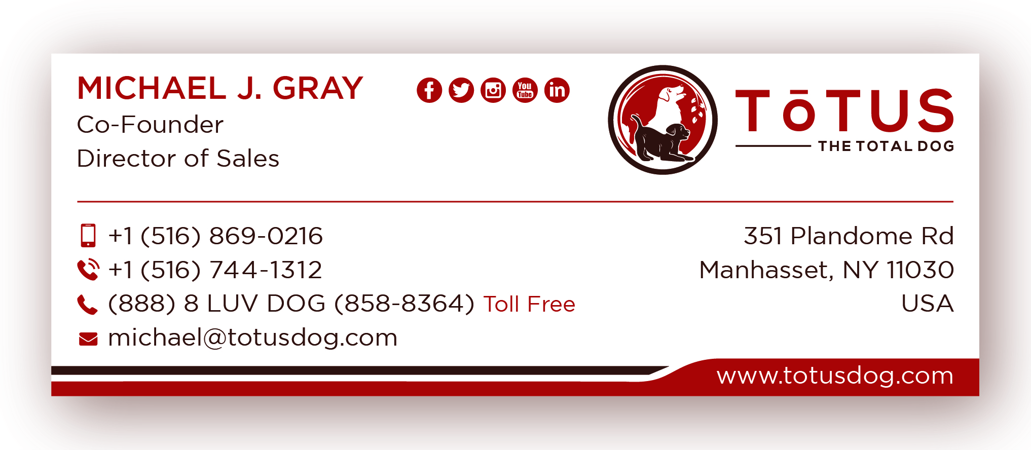 Diseño de Tarjeta de Presentación por DesignShout para My Primal Dog | Diseño #28121579