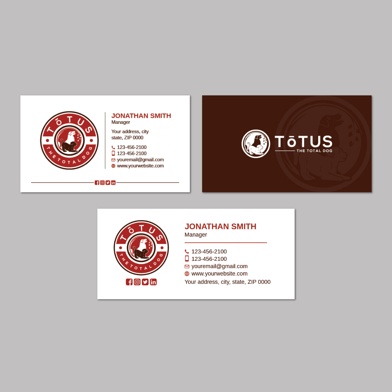 Business Card Design by Imagine design000 for My Primal Dog | Design #28049761