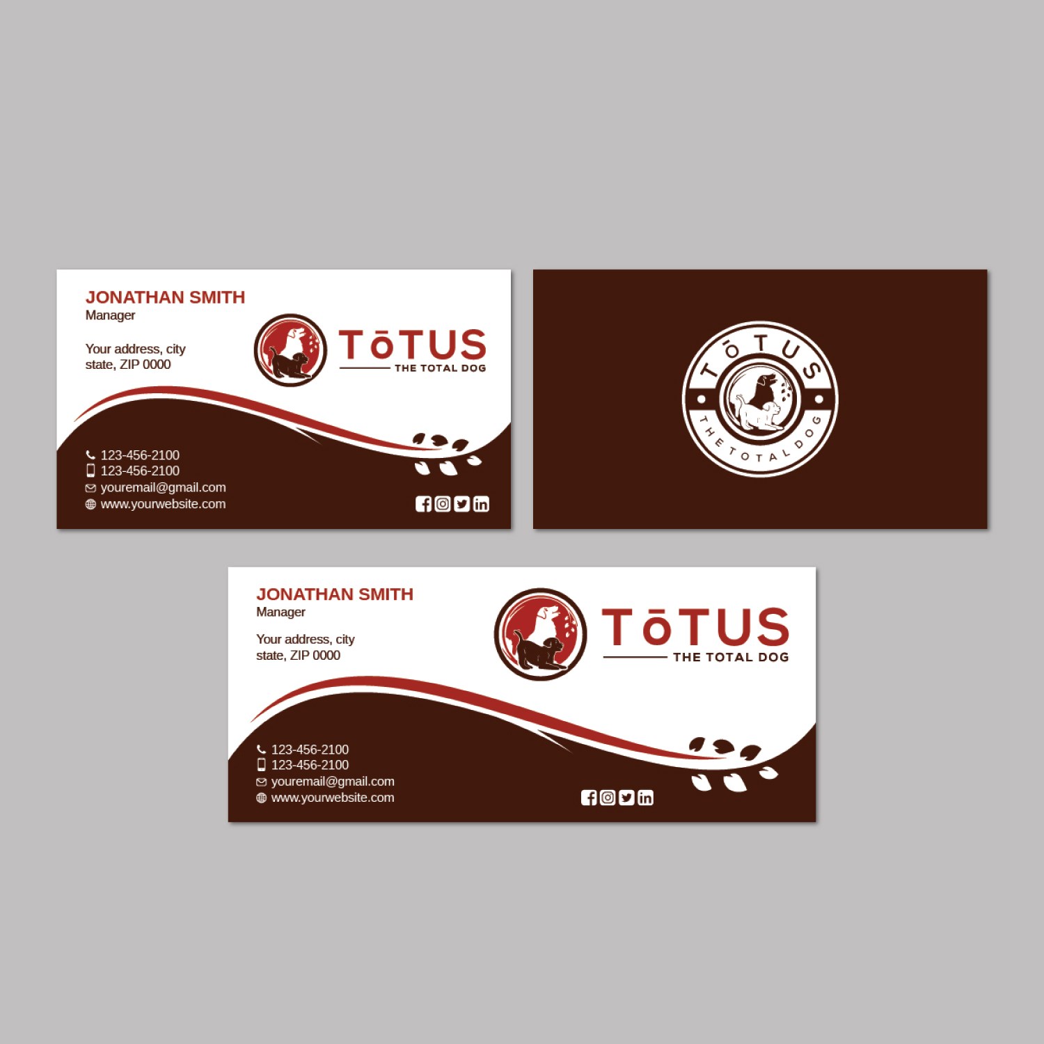 Business Card Design by Imagine design000 for My Primal Dog | Design #28049762