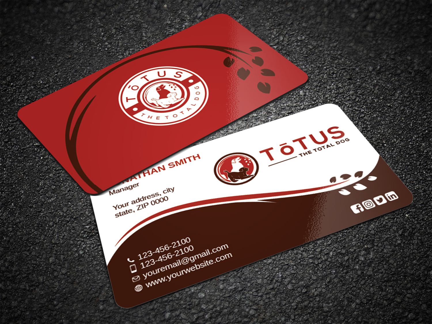 Business Card Design by Imagine design000 for My Primal Dog | Design #28049794
