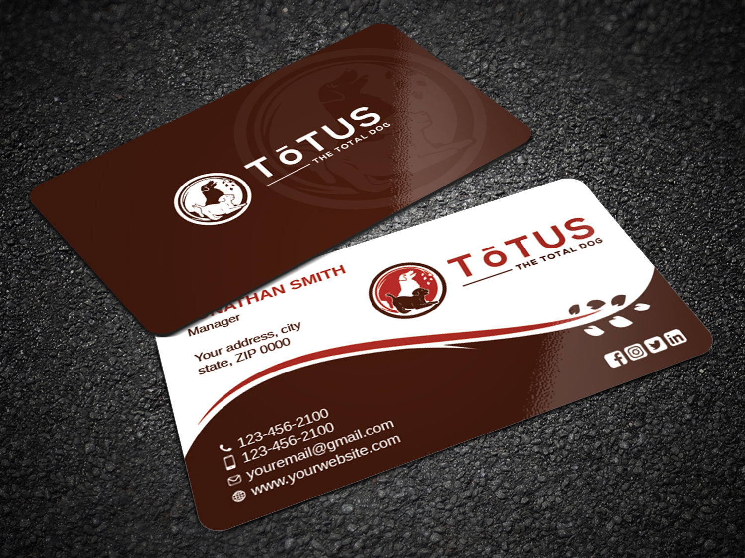 Business Card Design by Imagine design000 for My Primal Dog | Design #28049795