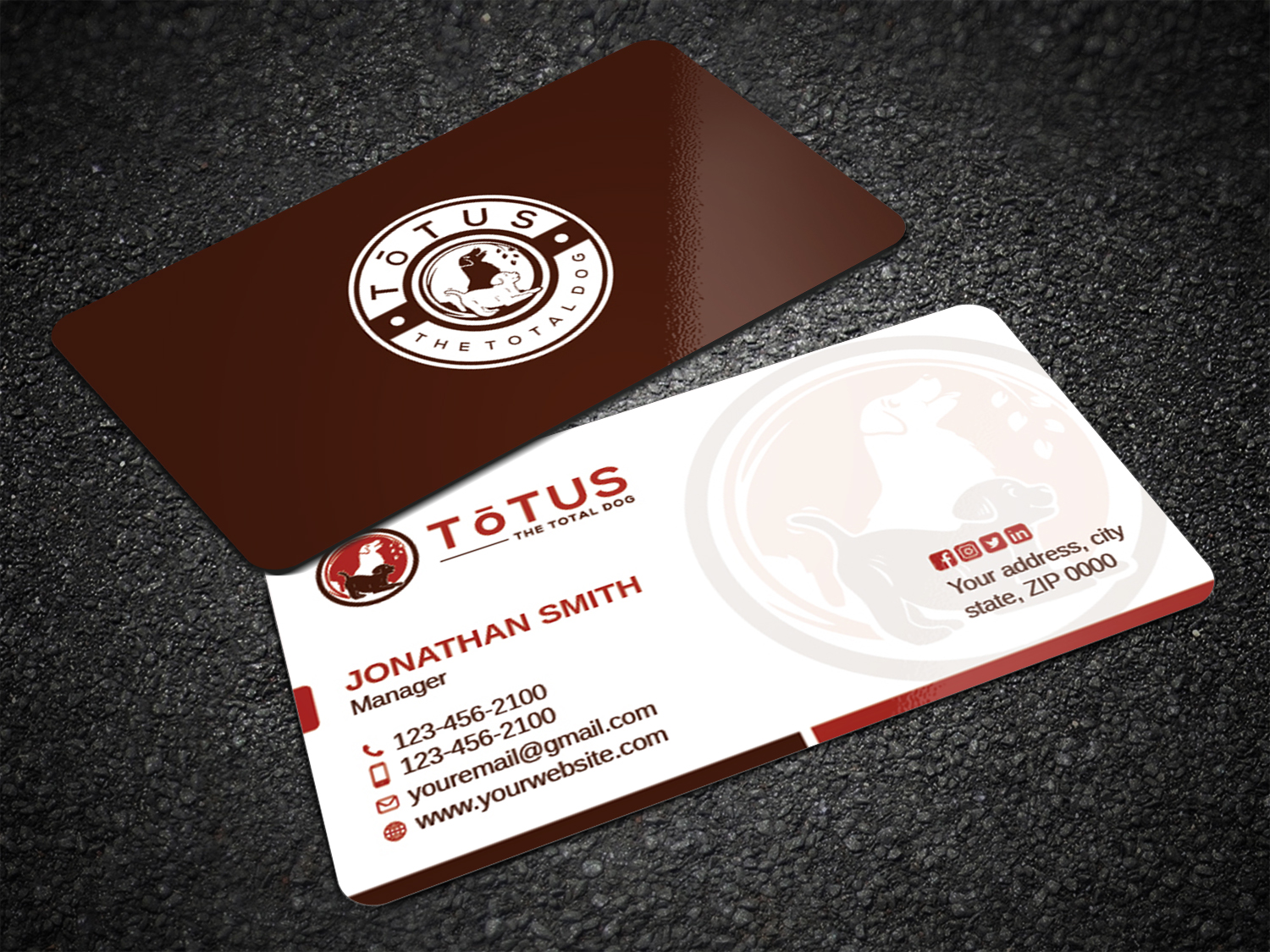 Business Card Design by Imagine design000 for My Primal Dog | Design #28049796