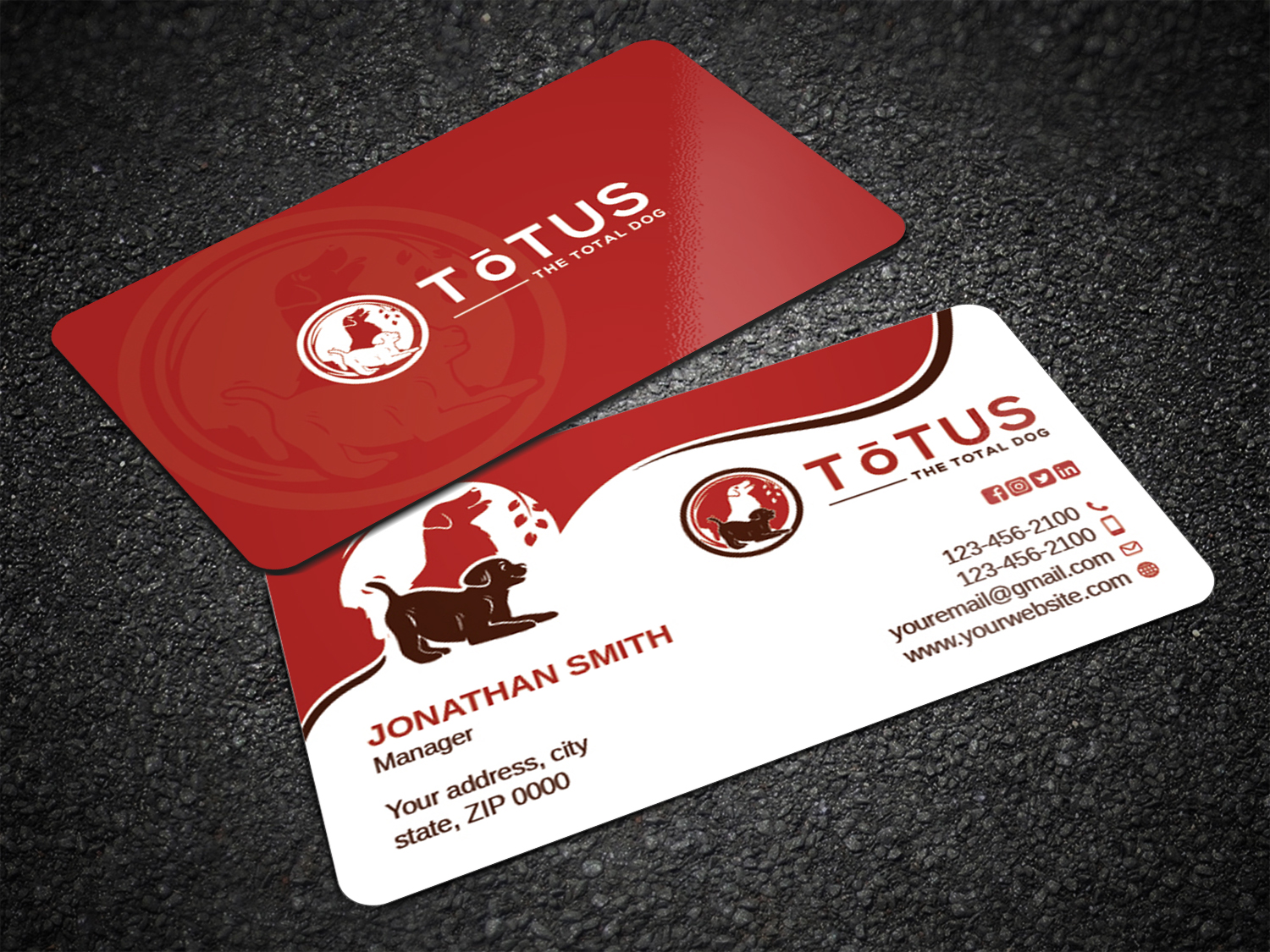 Business Card Design by Imagine design000 for My Primal Dog | Design #28049797