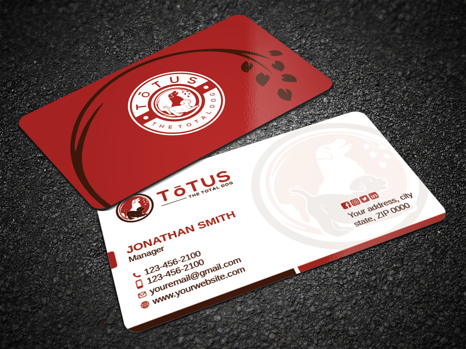 Business Card Design by Imagine design000 for My Primal Dog | Design #28049798