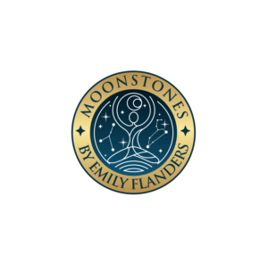 Moonstones By Emily Flanders | Logo Design by ERLANDO RONTE RDJ