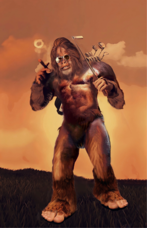 My brand is sasquatch golf