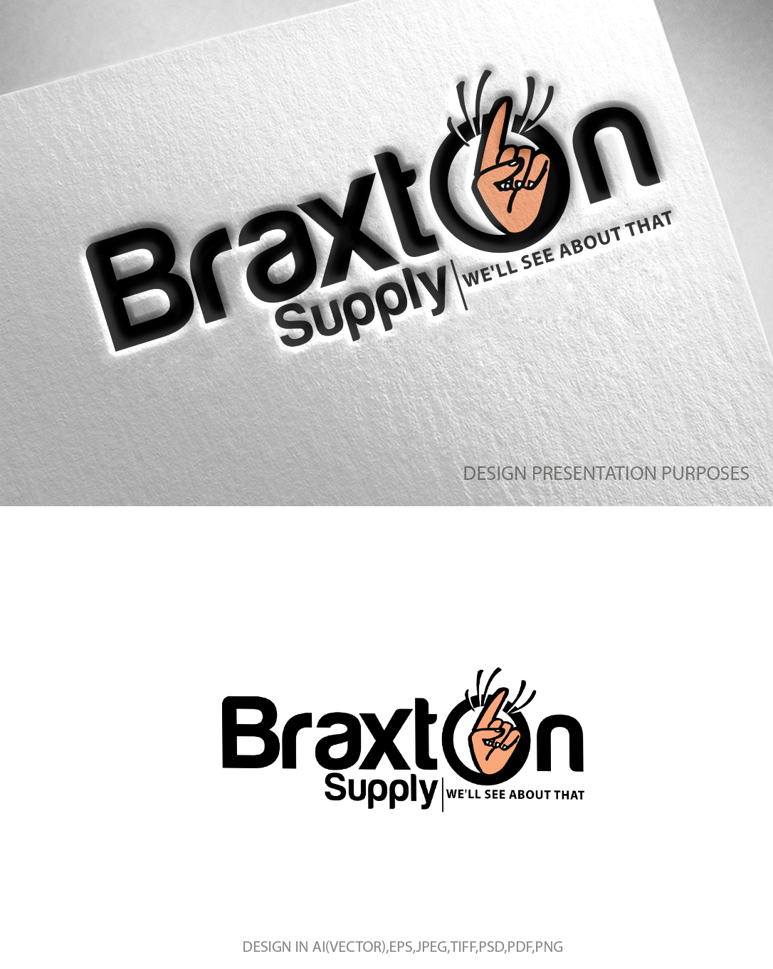 Logo Design by zebronicgraphic for Braxton Supply Inc | Design #28052217
