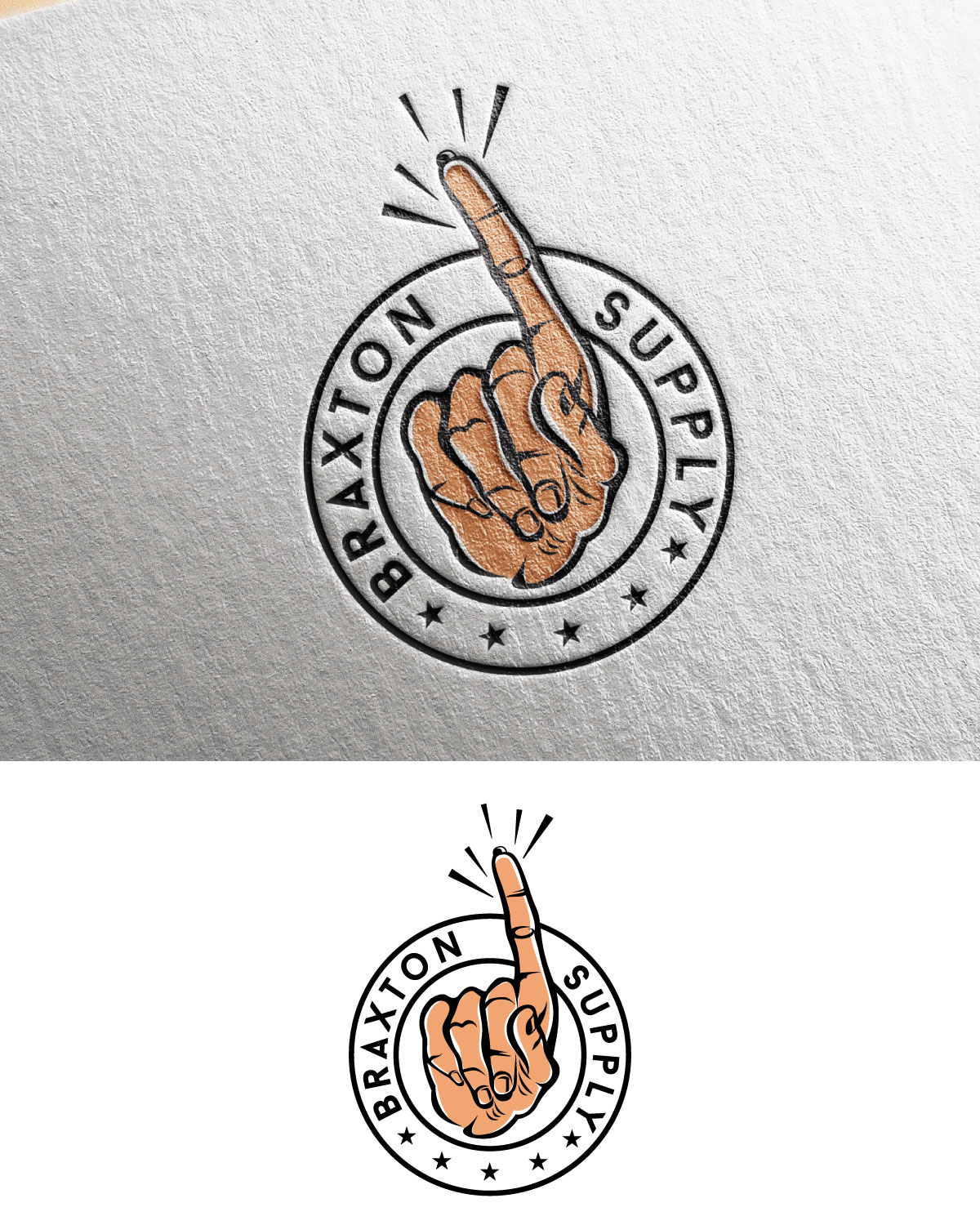 Logo Design by Dot Design 3 for Braxton Supply Inc | Design #28051541