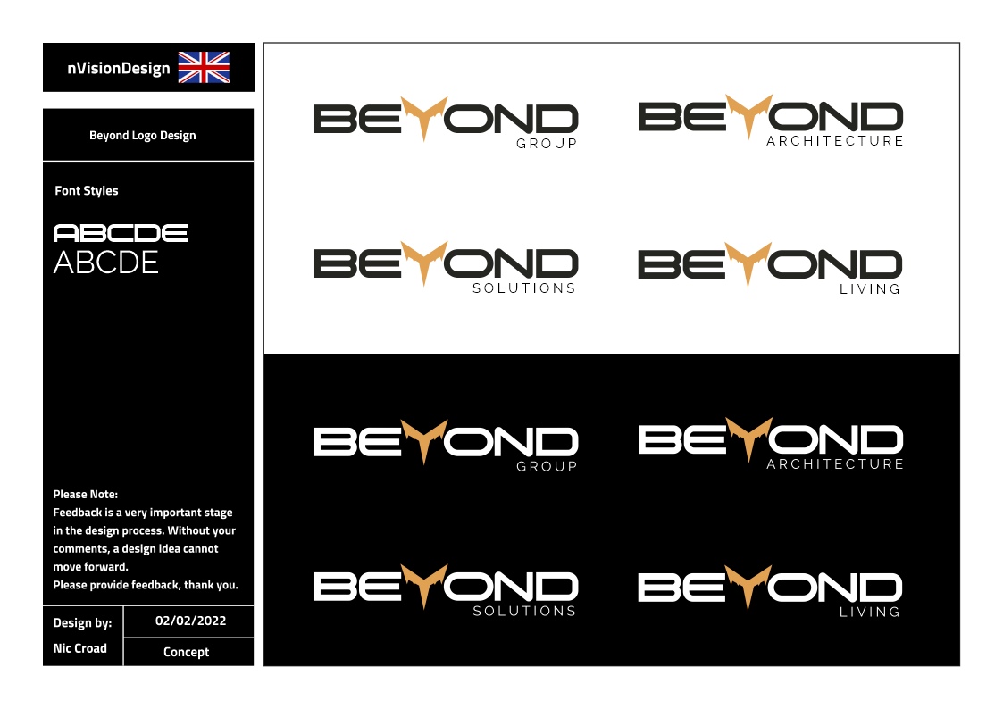 Logo-Design von nvisiondesign.co.uk für Beyond Group KlG | Design #28051053