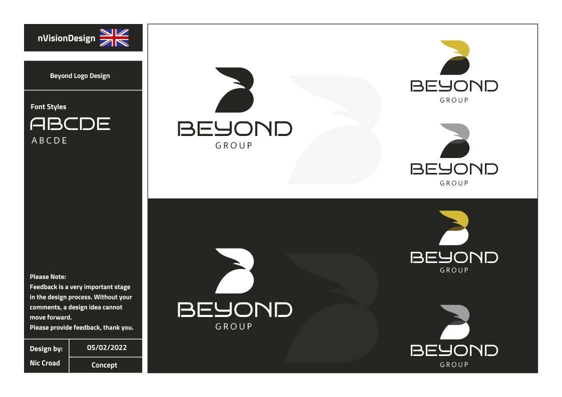 Logo-Design von nvisiondesign.co.uk für Beyond Group KlG | Design #28072274