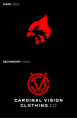 Logo Design by beard.art for Cardinal Vision Clothing | Design: #28056783