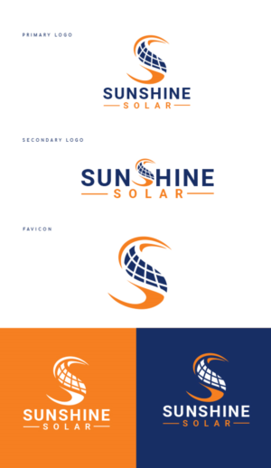 Logo Design by Aaaron for Sunshine Solar AZ | Design: #28057812