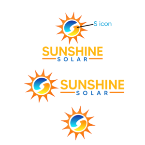 Logo Design by CreativeGwen™ for Sunshine Solar AZ | Design: #28057066