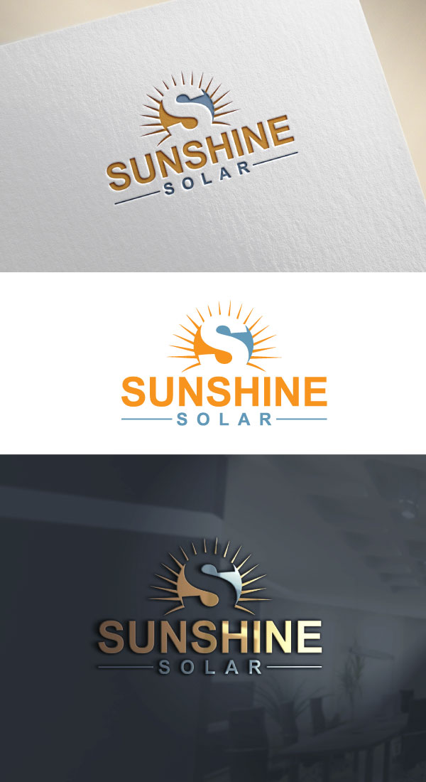 Logo Design by AB design ..... for Sunshine Solar AZ | Design #28052333