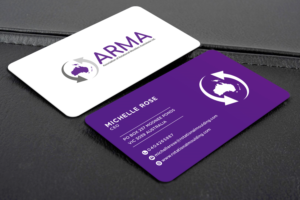 Visitenkarten-Design von Creative Moon Design für Association of Rotational Moulders Australasia | Design: #28051153