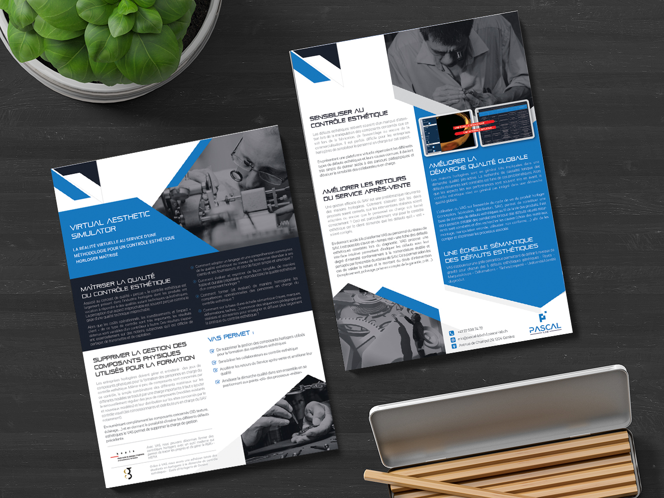 Brochure Design by alex989 for PASCAL Lab | Design #28058896