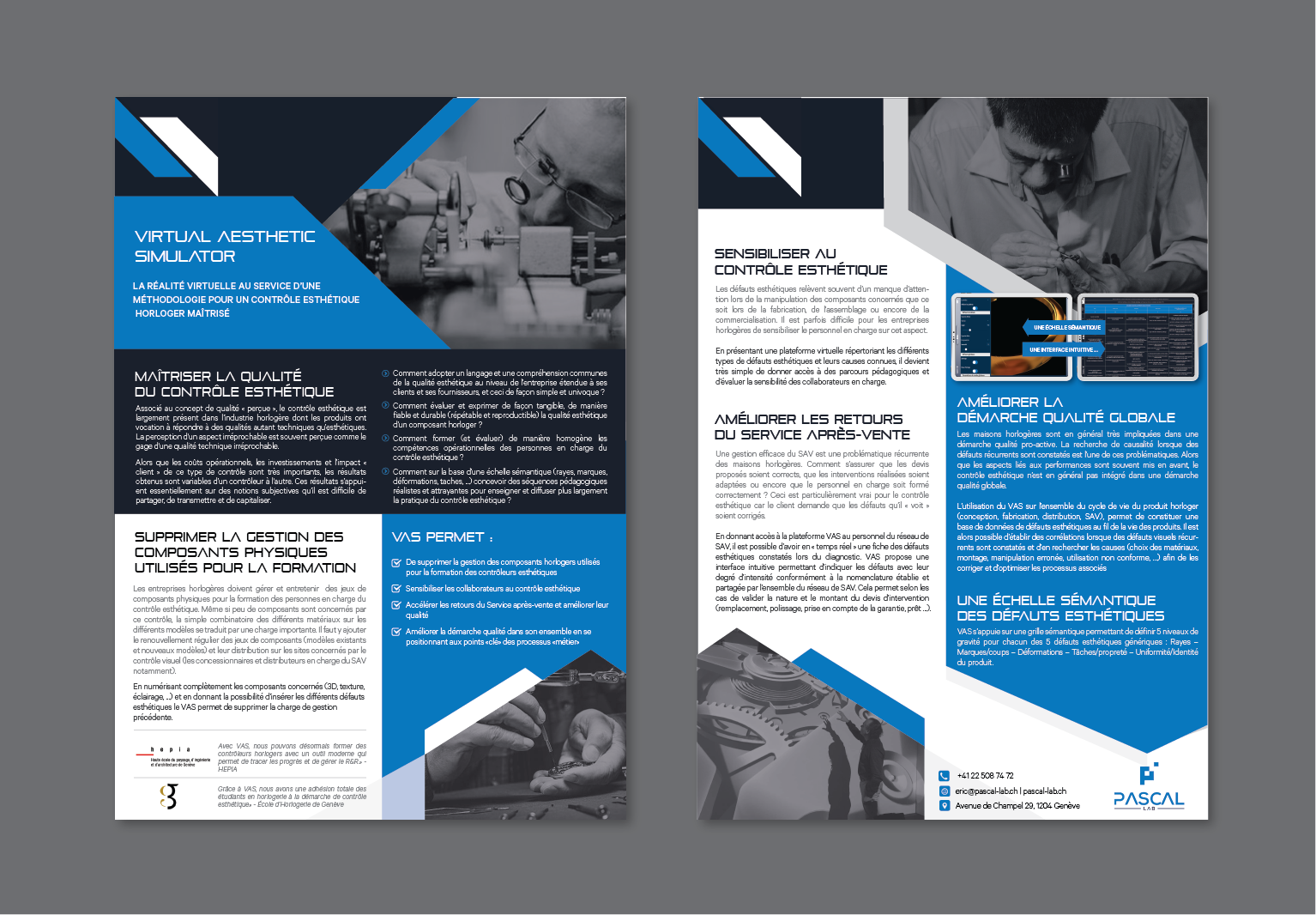 Brochure Design by alex989 for PASCAL Lab | Design #28122727