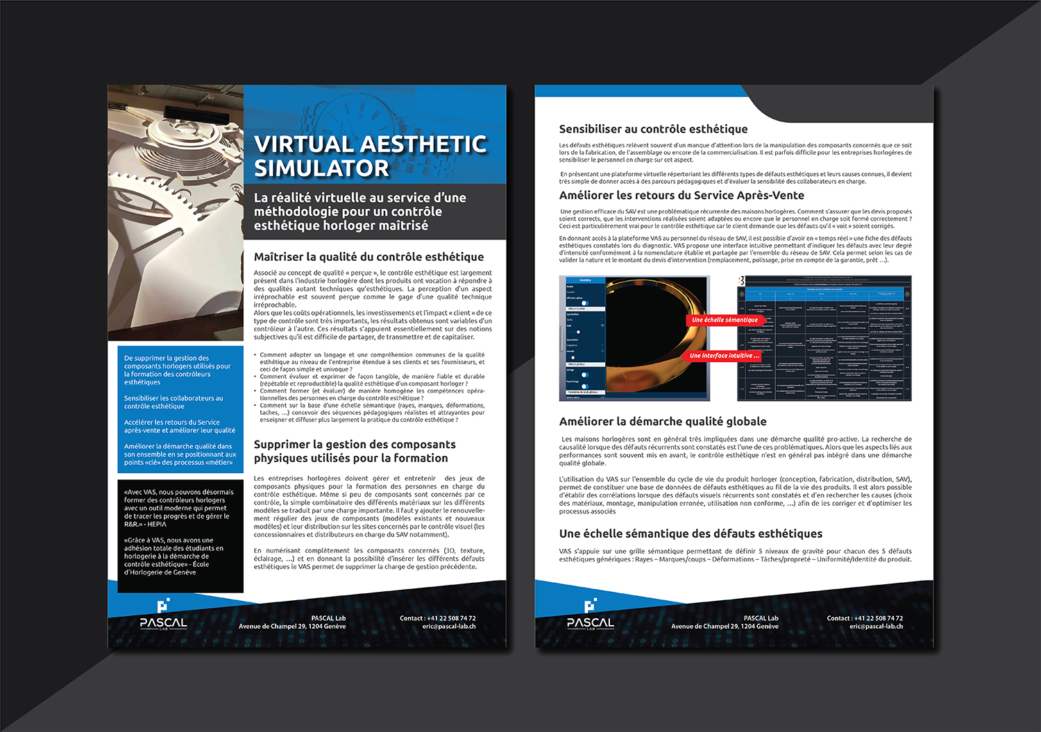 Brochure Design by Deziners Zone for PASCAL Lab | Design #28059443