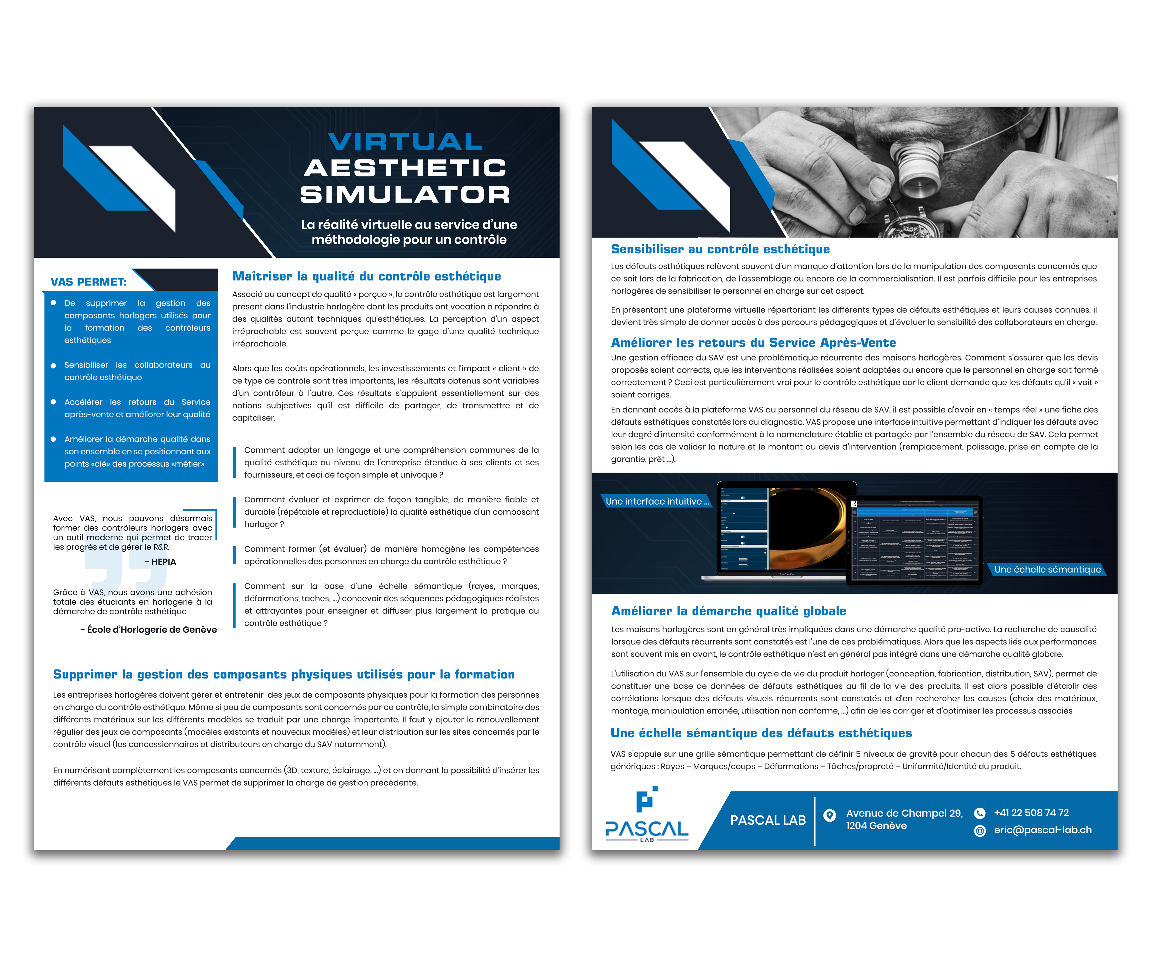 Brochure Design by SAI DESIGNS for PASCAL Lab | Design #28067497