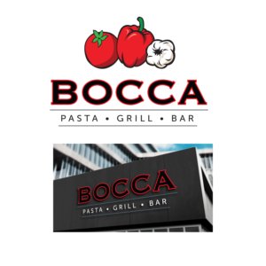Logo Design by debric for Bocca  | Design: #28105598