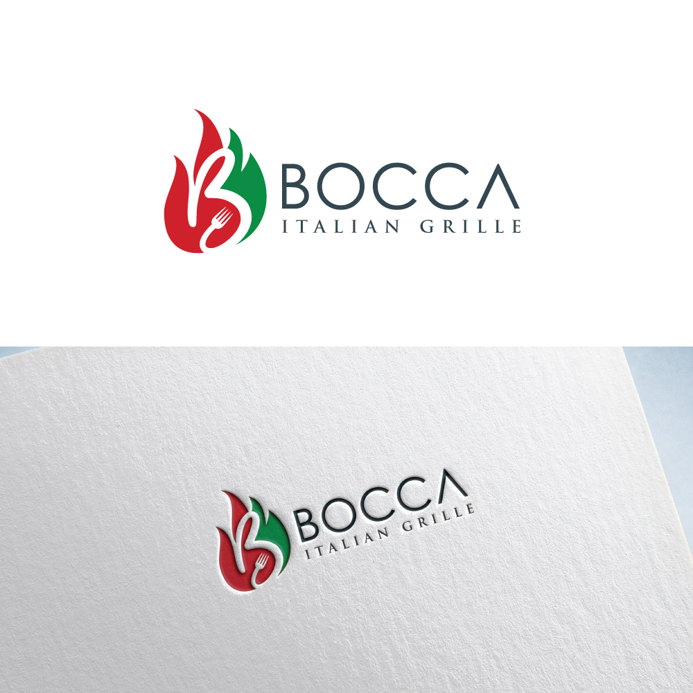 Logo Design by webeezine for Bocca  | Design #28058446