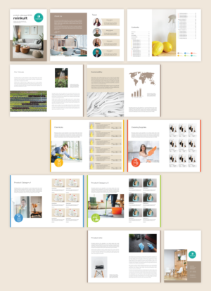 Catalogue Design by Lilie for reinkult GmbH | Design: #28091337