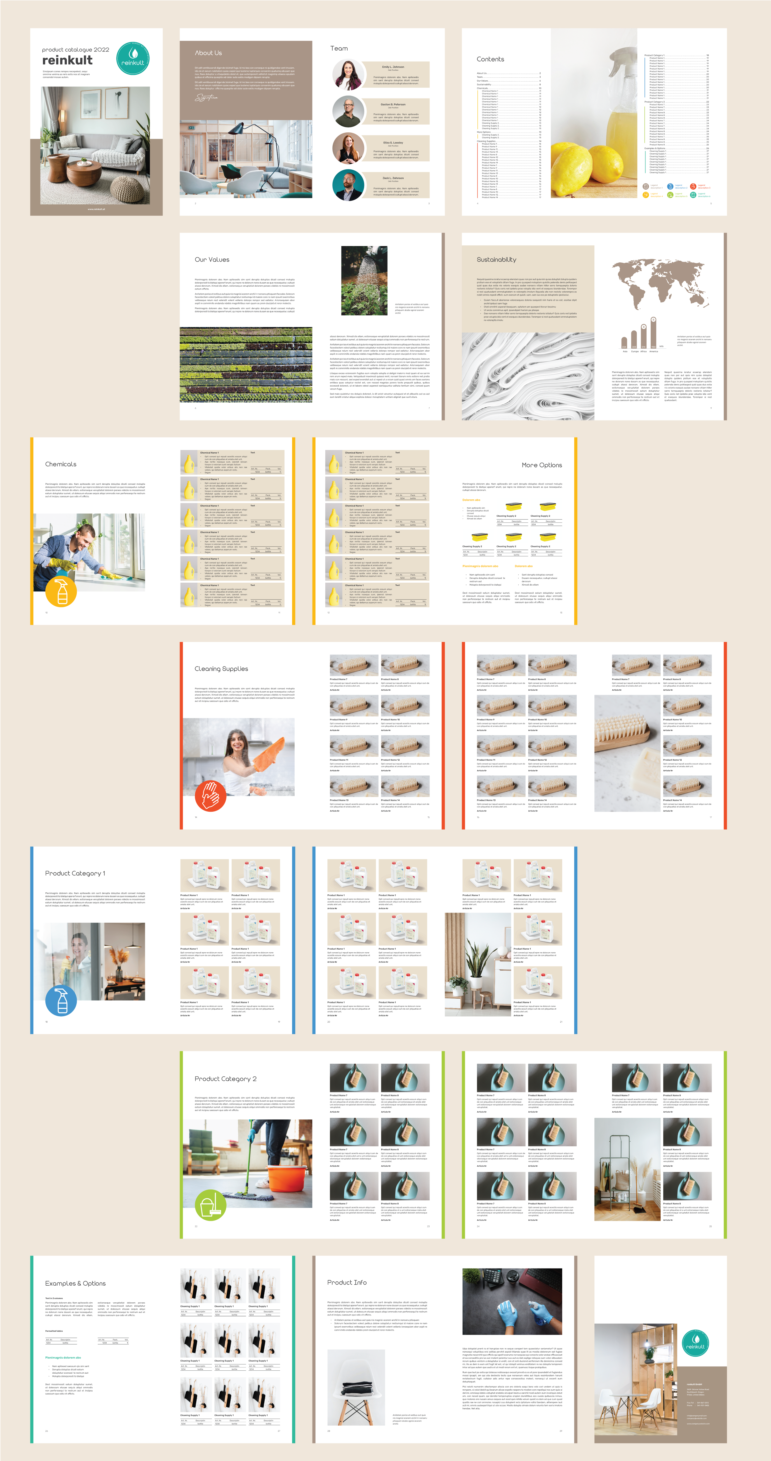 Catalogue Design by Lilie for reinkult GmbH | Design: #28096253