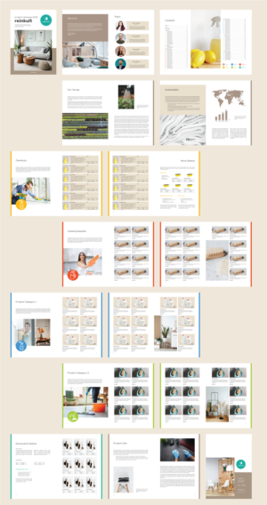 Catalogue Design by Lilie for reinkult GmbH | Design: #28096253