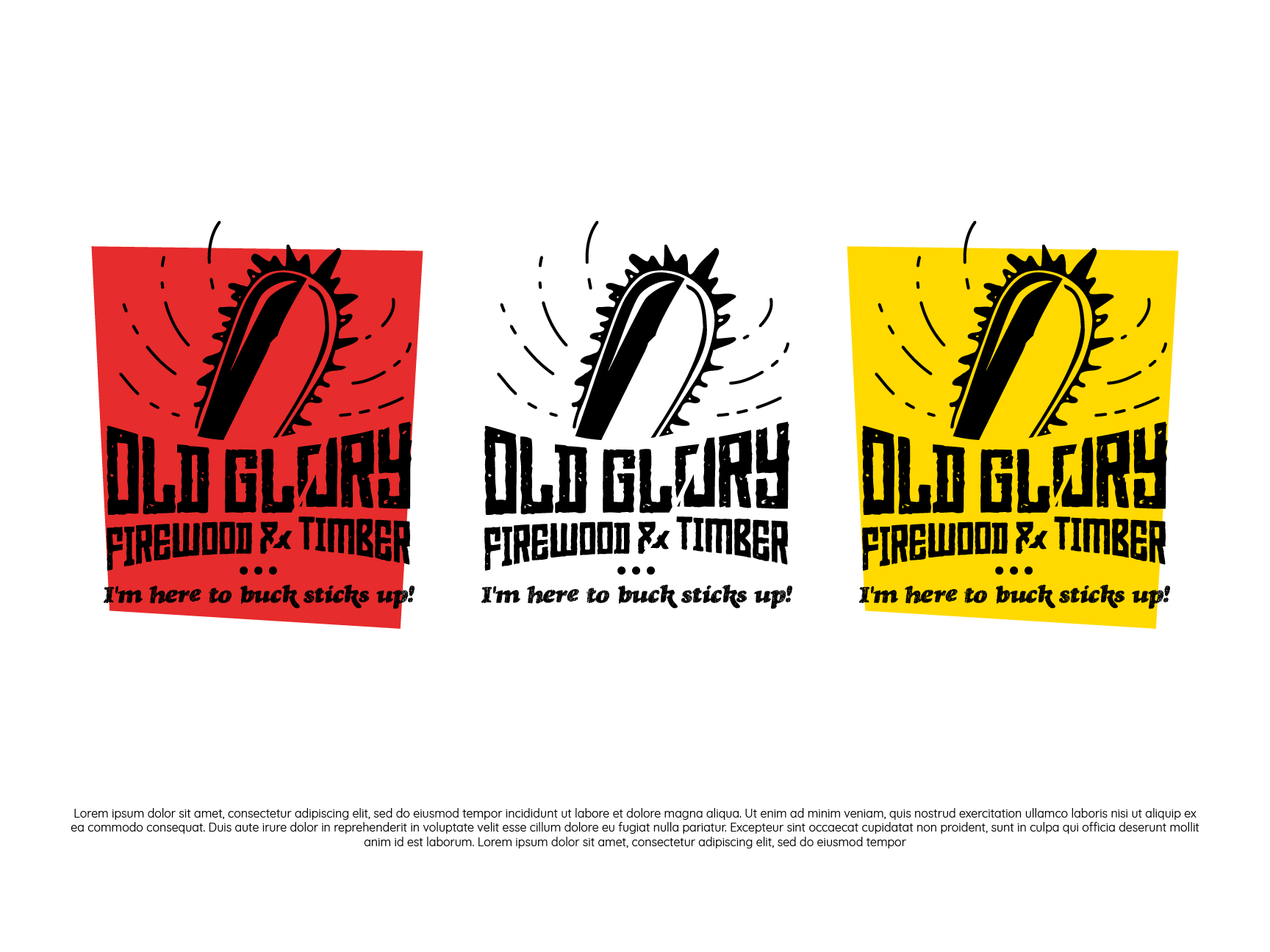 Logo Design by JTdsign for Old Glory Firewood & Timber | Design #28055649