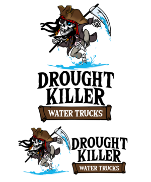 Drought Killer Water Trucks | Logo-Design von StudioD™