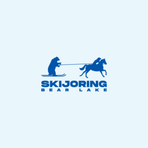 Skijoring Bear Lake | Logo Design by Andylicious