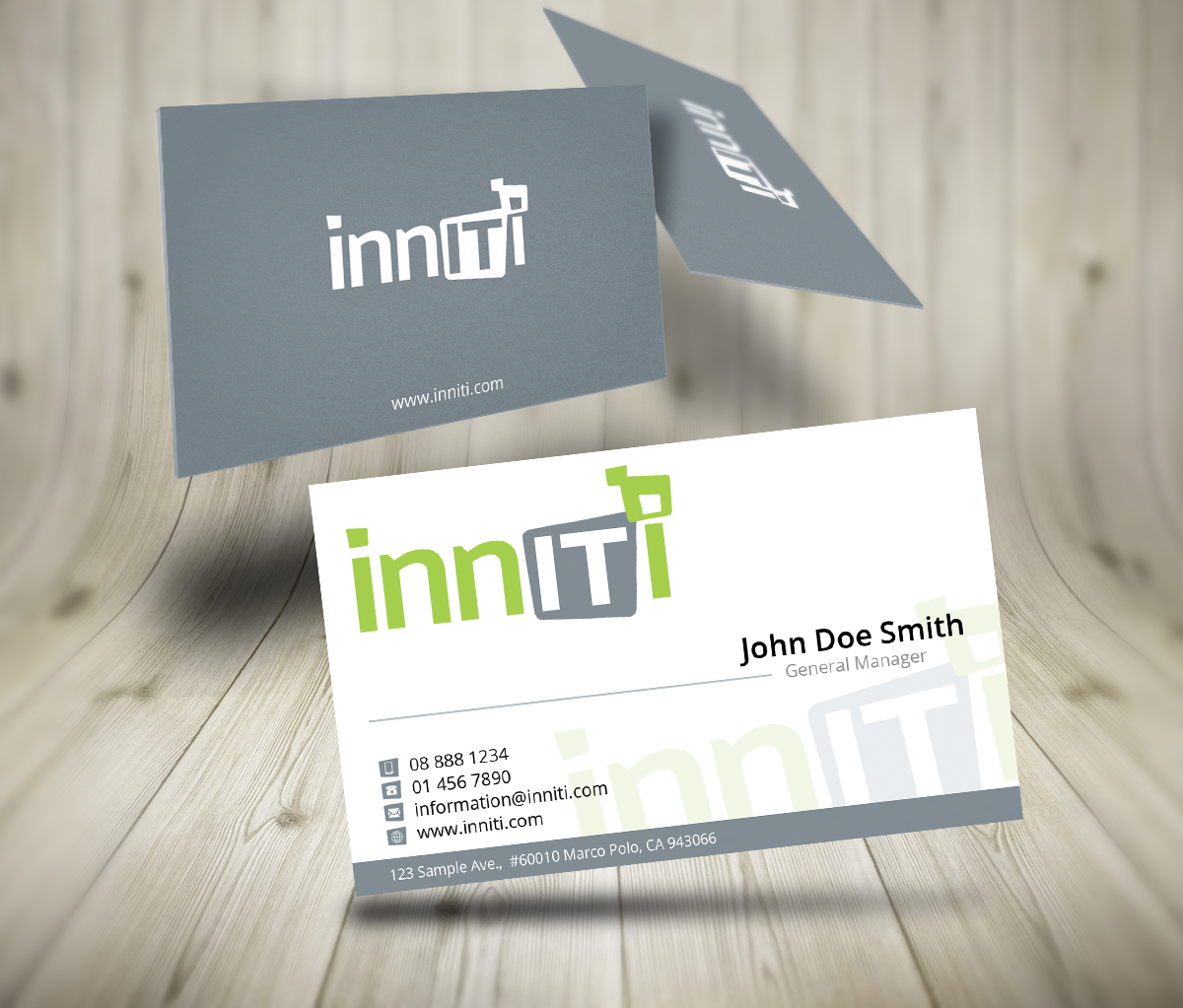 Business Card Design by Nelsur for Inniti Pty Ltd | Design #3066313