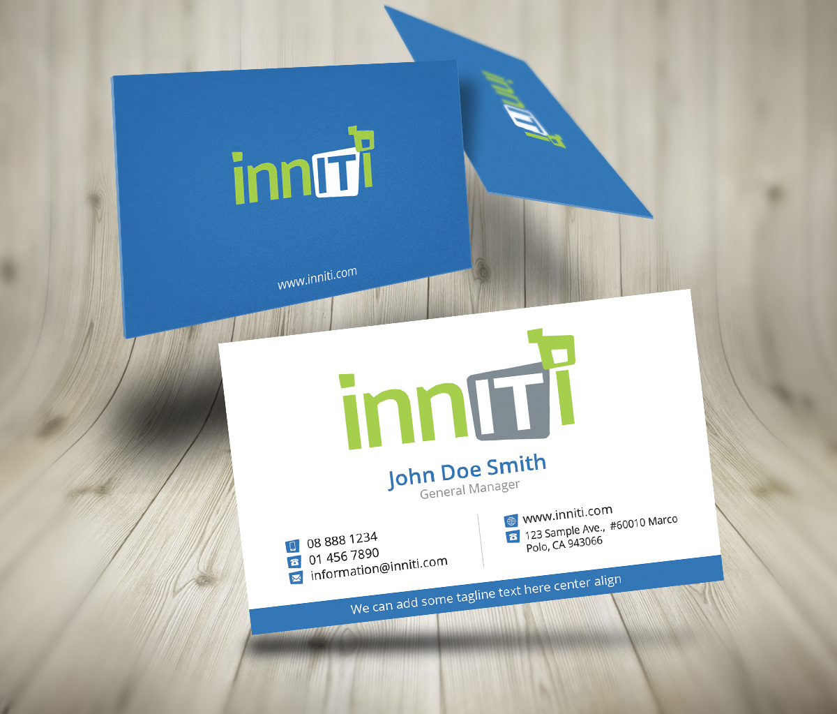 Visitenkarten-Design von Nelsur für Inniti Pty Ltd | Design #3066343
