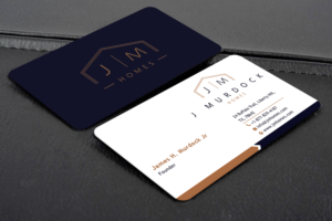 Diseño de Tarjeta de Presentación por Creative Moon Design para J Murdock Homes | Diseño: #28061638