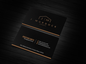 Diseño de Tarjeta de Presentación por Creations Box 2015 para J Murdock Homes | Diseño: #28065147