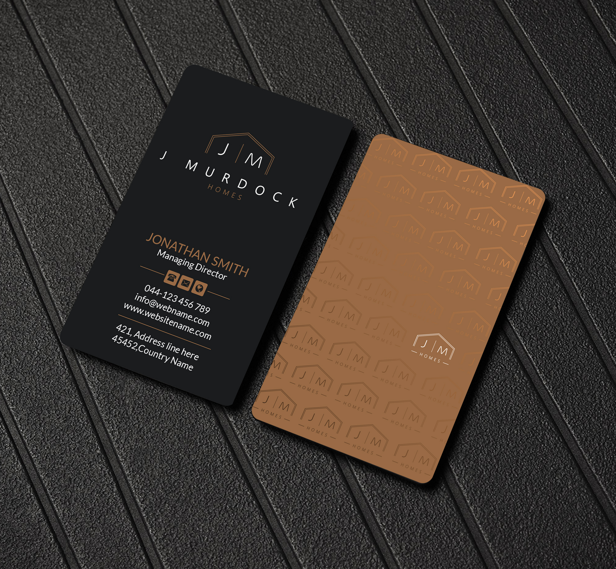 Diseño de Tarjeta de Presentación por Creations Box 2015 para J Murdock Homes | Diseño #28065156