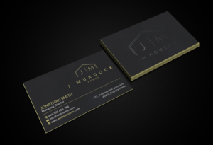 Diseño de Tarjeta de Presentación por Creations Box 2015 para J Murdock Homes | Diseño: #28065158