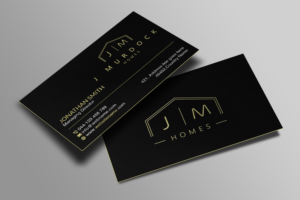 Diseño de Tarjeta de Presentación por Creations Box 2015 para J Murdock Homes | Diseño: #28065161