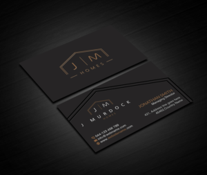 Diseño de Tarjeta de Presentación por Creations Box 2015 para J Murdock Homes | Diseño: #28065166