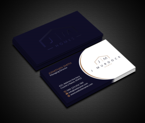 Diseño de Tarjeta de Presentación por Creations Box 2015 para J Murdock Homes | Diseño: #28065171