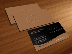 Diseño de Tarjeta de Presentación por Creations Box 2015 para J Murdock Homes | Diseño: #28065177
