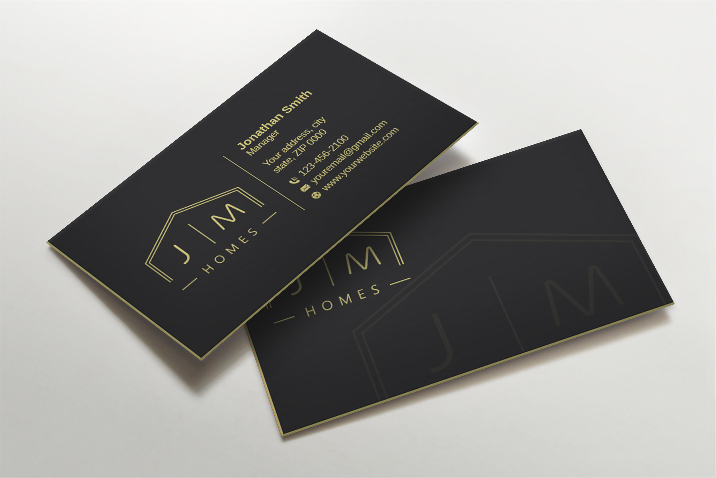 Business Card Design by LAXMI DESIGNHUB for J Murdock Homes | Design #28063835