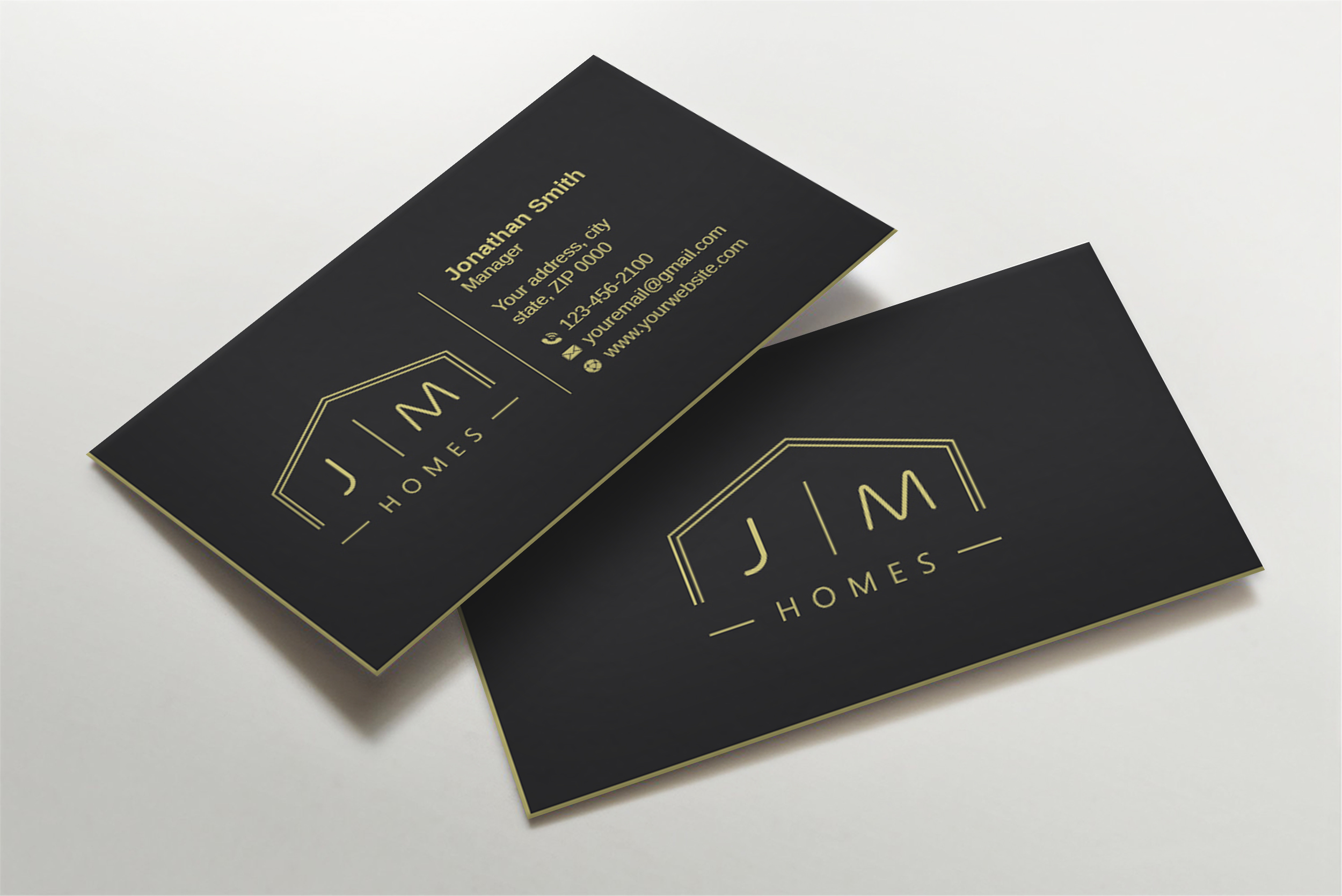 Business Card Design by LAXMI DESIGNHUB for J Murdock Homes | Design #28063837