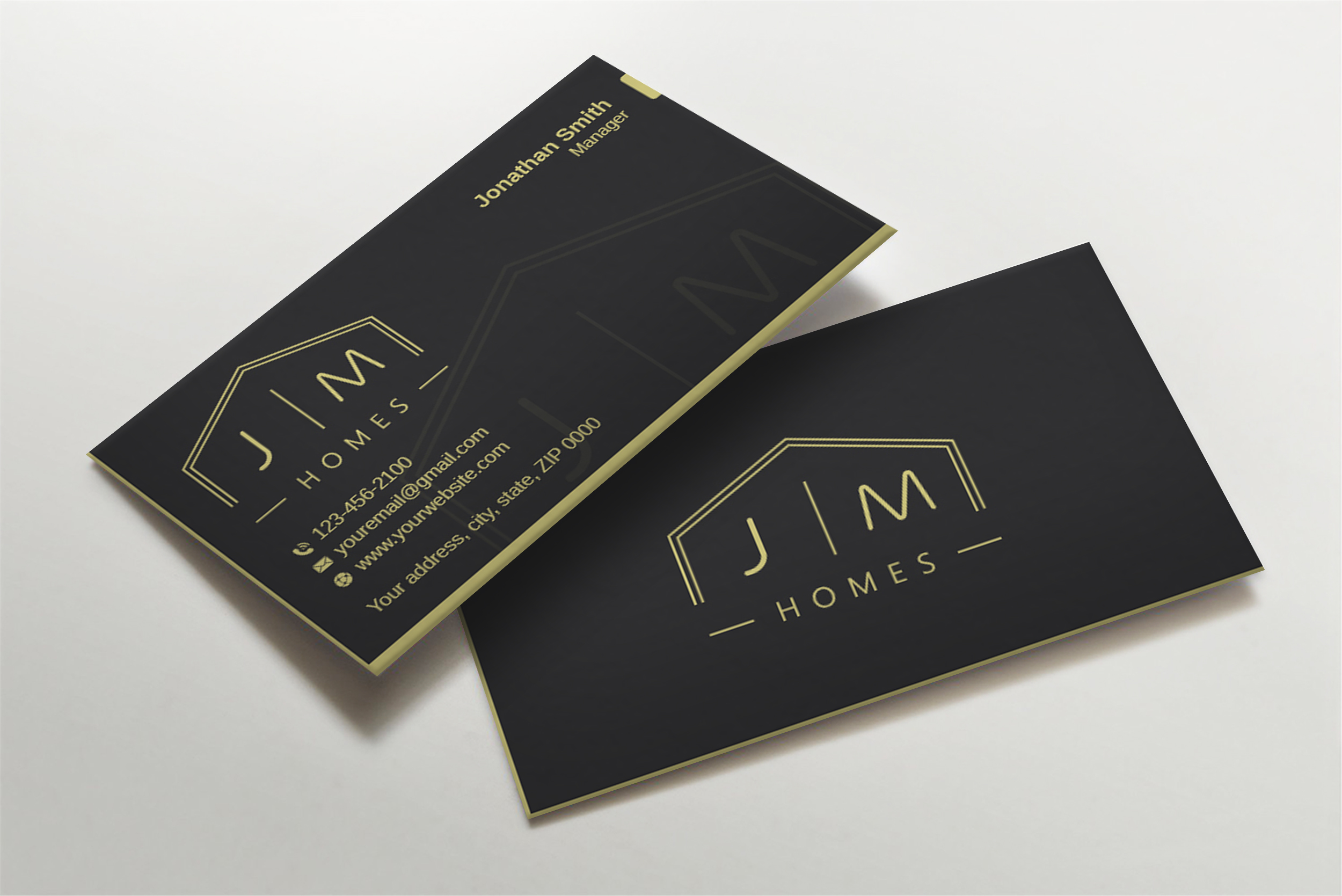Business Card Design by LAXMI DESIGNHUB for J Murdock Homes | Design #28063838