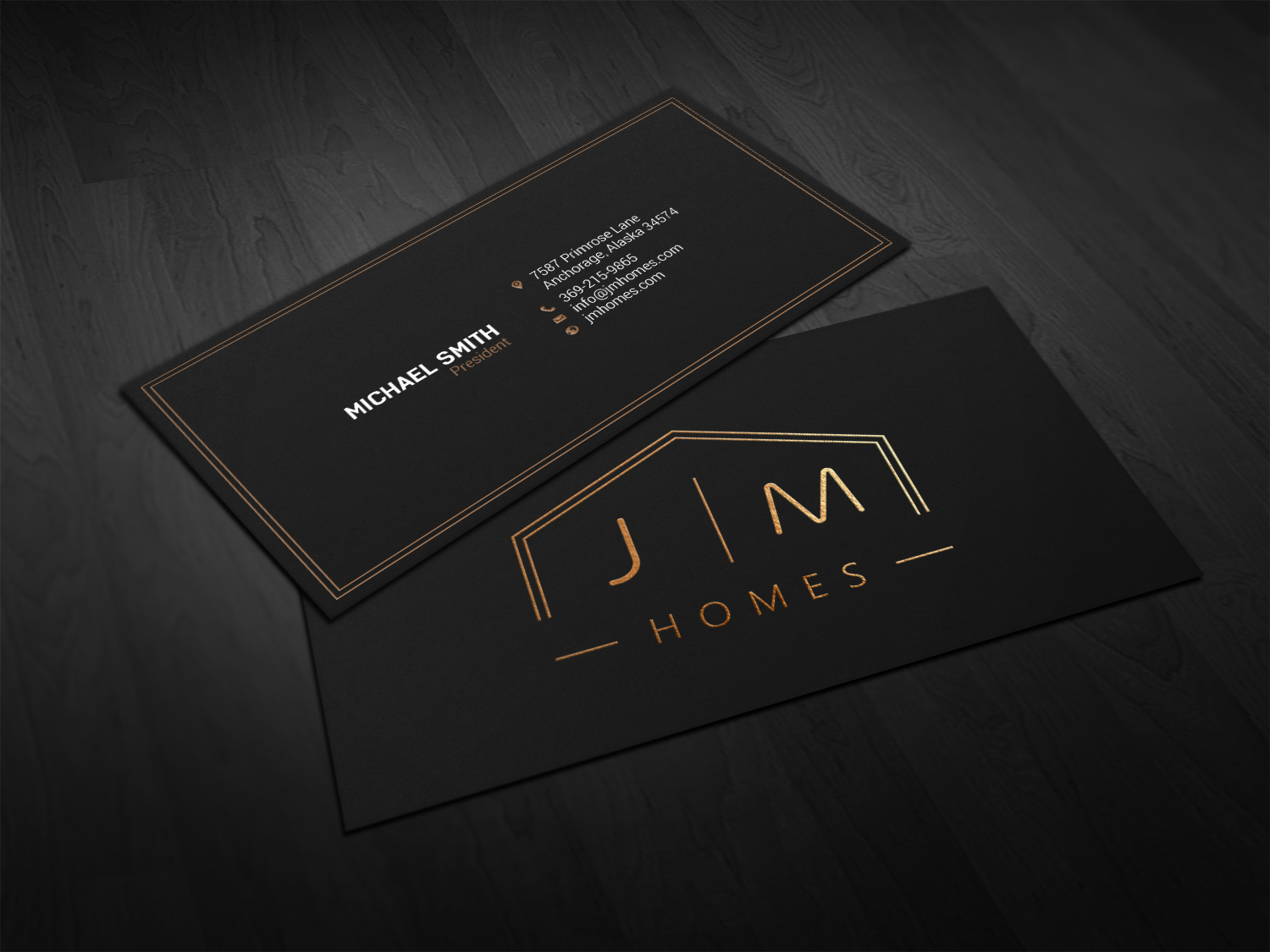 Diseño de Tarjeta de Presentación por chandrayaan.creative para J Murdock Homes | Diseño #28063962