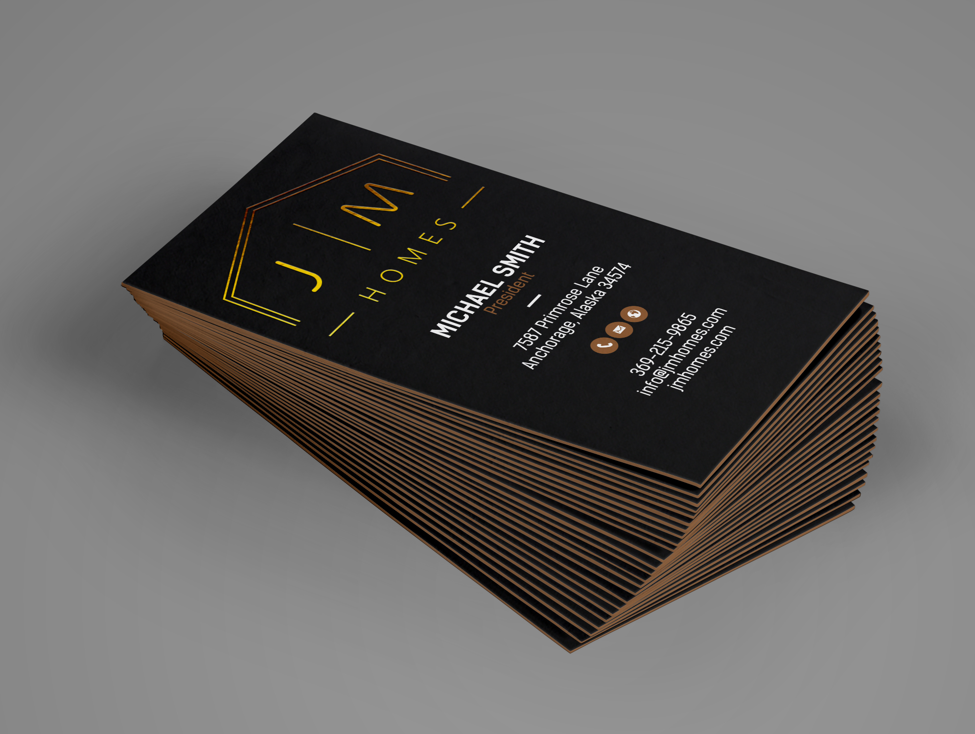 Diseño de Tarjeta de Presentación por chandrayaan.creative para J Murdock Homes | Diseño #28063964