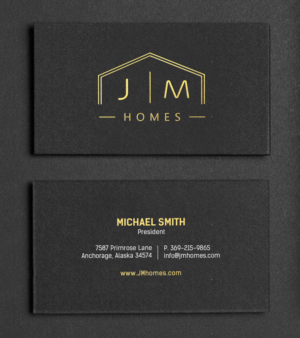 Diseño de Tarjeta de Presentación por chandrayaan.creative para J Murdock Homes | Diseño: #28064480